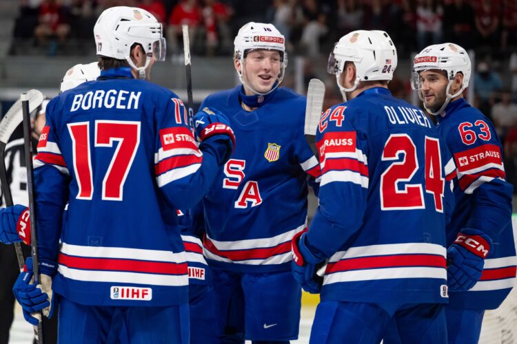 US beats Austria to set up a quarterfinal against Canada at ice hockey world championship
